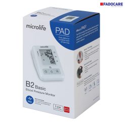 Máy đo huyết áp Microlife B2 Basic hộp góc phải