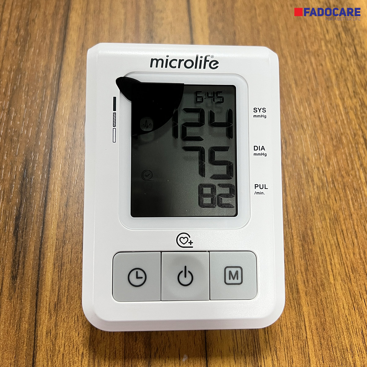 Thiết kế máy đo huyết áp Microlife B2 Basic mặt trước