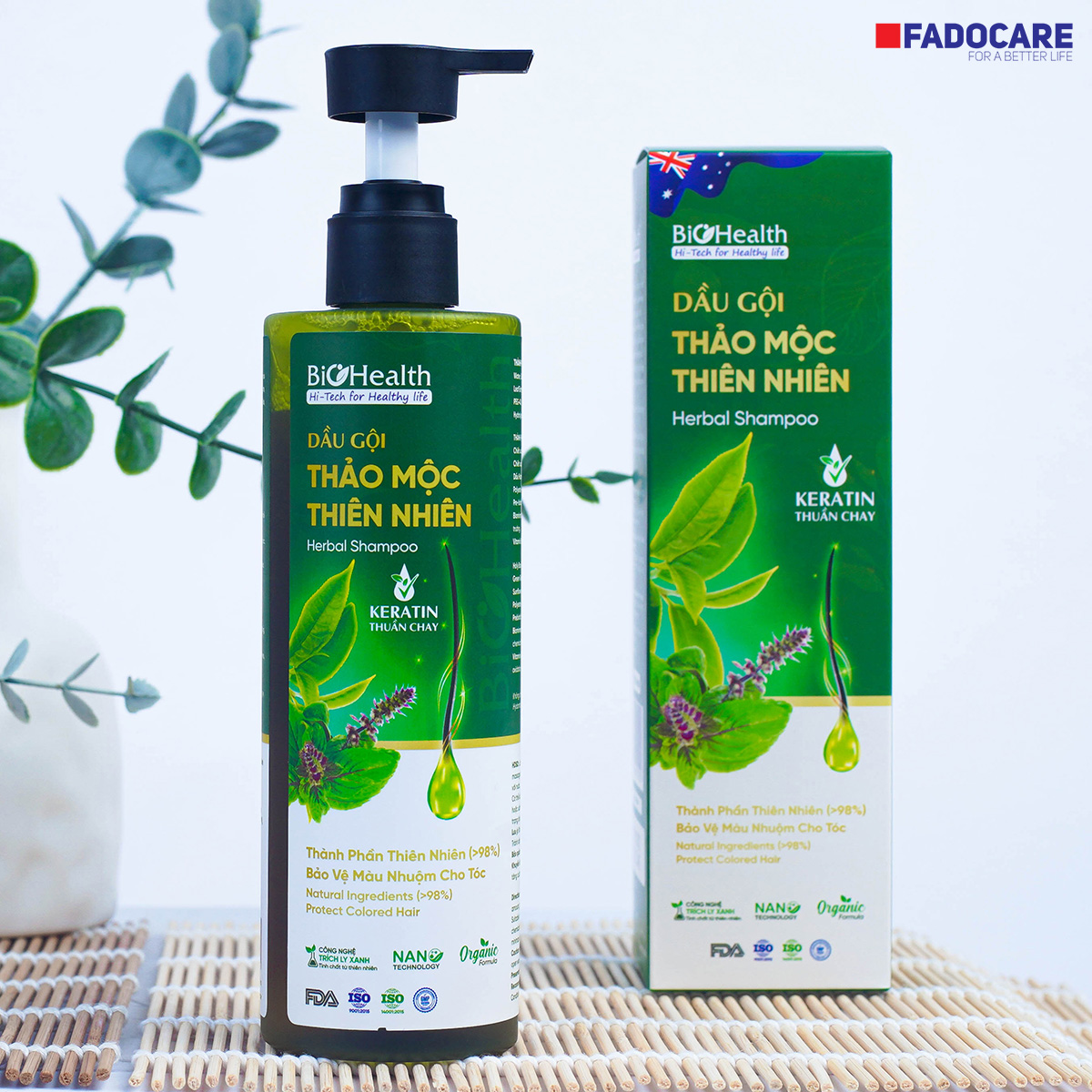 Dầu gội BioHealth – Giữ màu nhuộm, dưỡng tóc khỏe tự nhiên