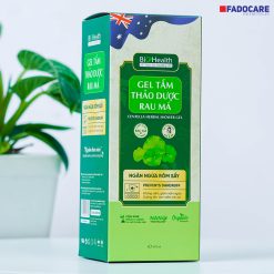 Gel tắm rau má BioHealth – Làm dịu da, giảm mụn lưng