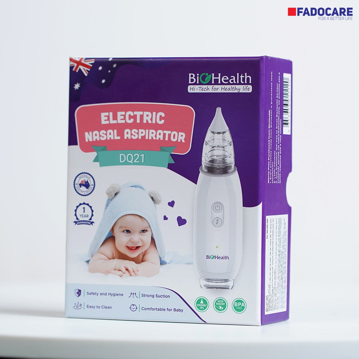 Hộp máy hút mũi BioHealth DQ21 góc phải