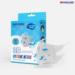 Khẩu trang y tế trẻ em BIOMEQ Mask 3D Kids (Hộp 15 cái)