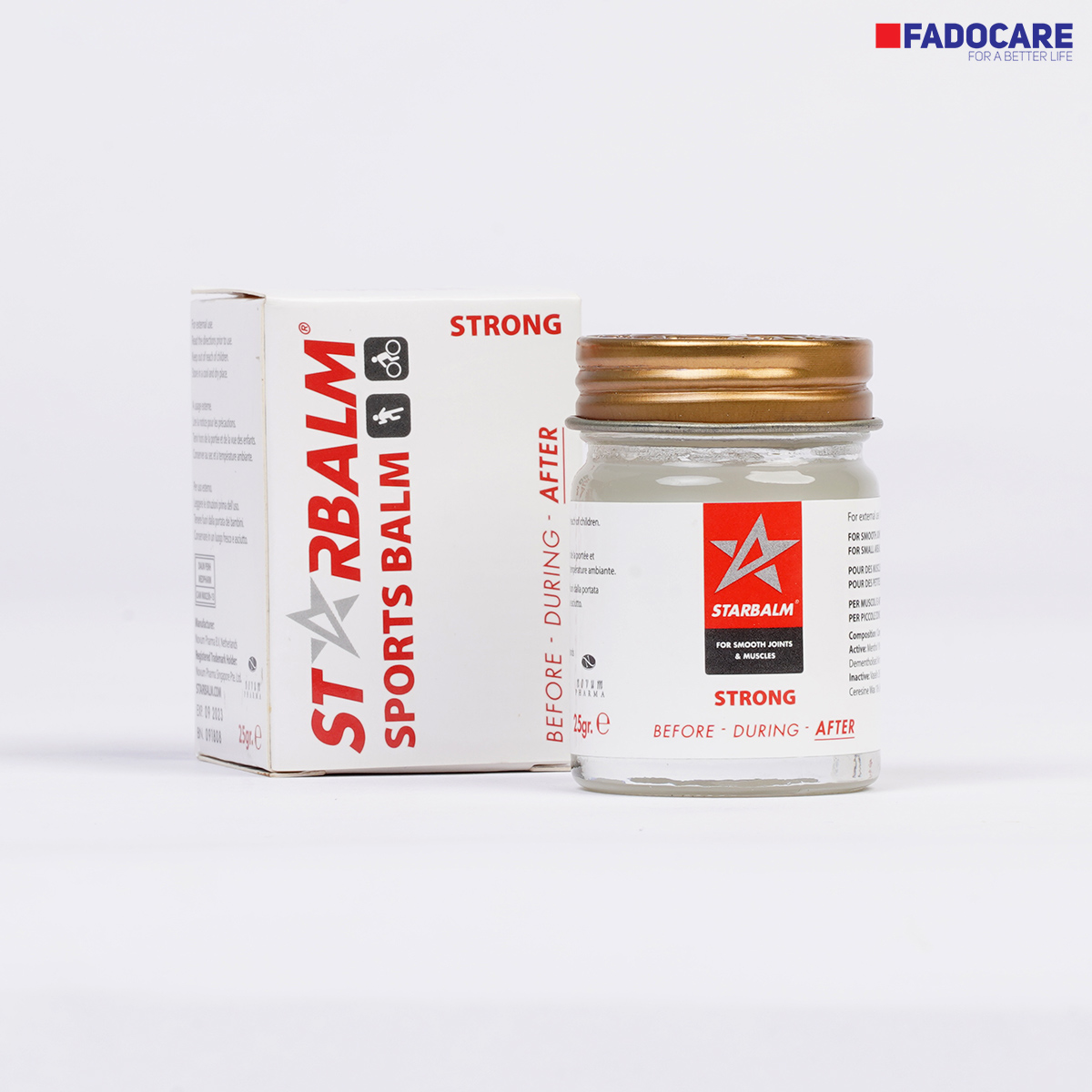 Thiết kế cao xoa bóp STARBALM White 25g